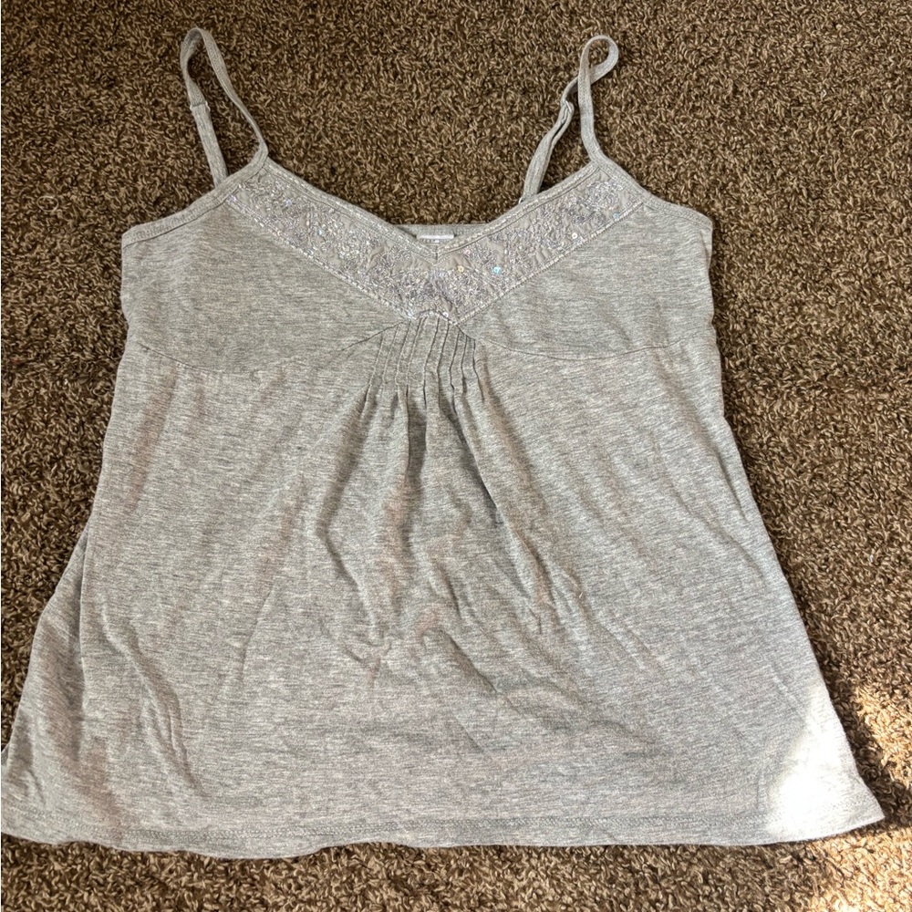 Active USA Light Gray Camisole Top